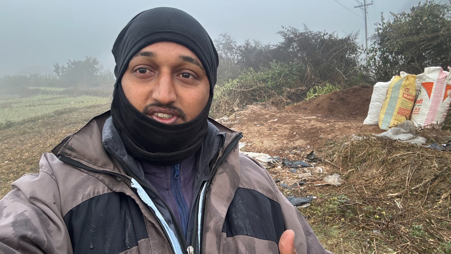 Totally Foggy Weather In Fulbari In Syangja In Morning Time