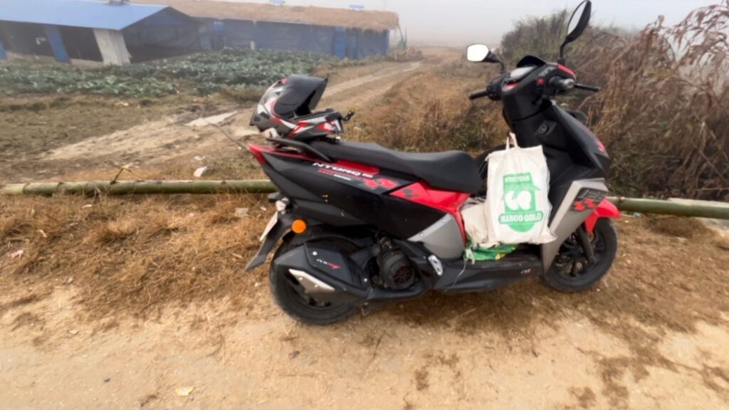 Fully Loaded Part Of Machinery Way To Syangja