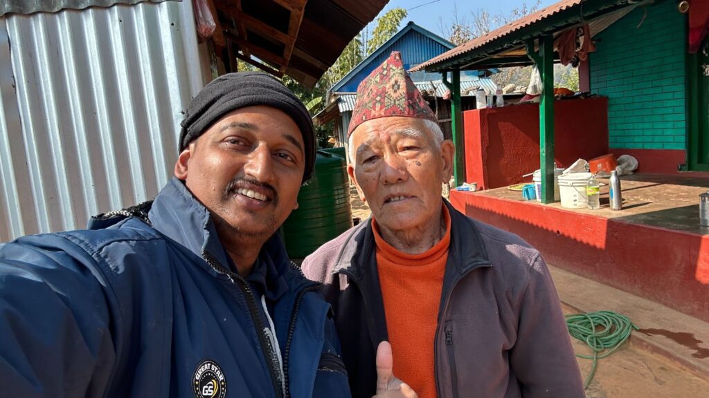 I Meet With Jane Bahadur Gurung In Taksar In Syangja 
