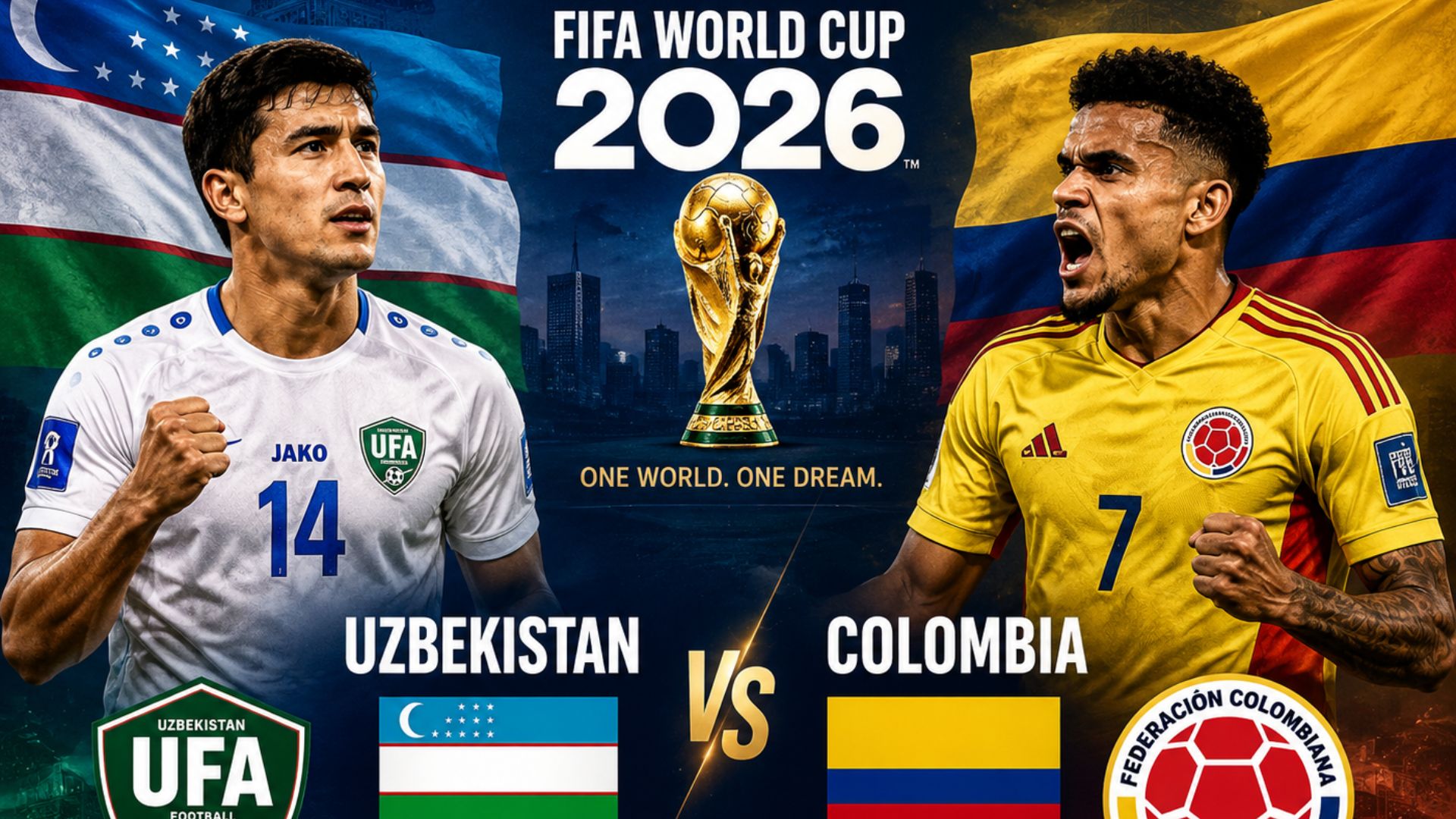 Uzbekistan vs Colombia Starts Right Now: FIFA World Cup 2026