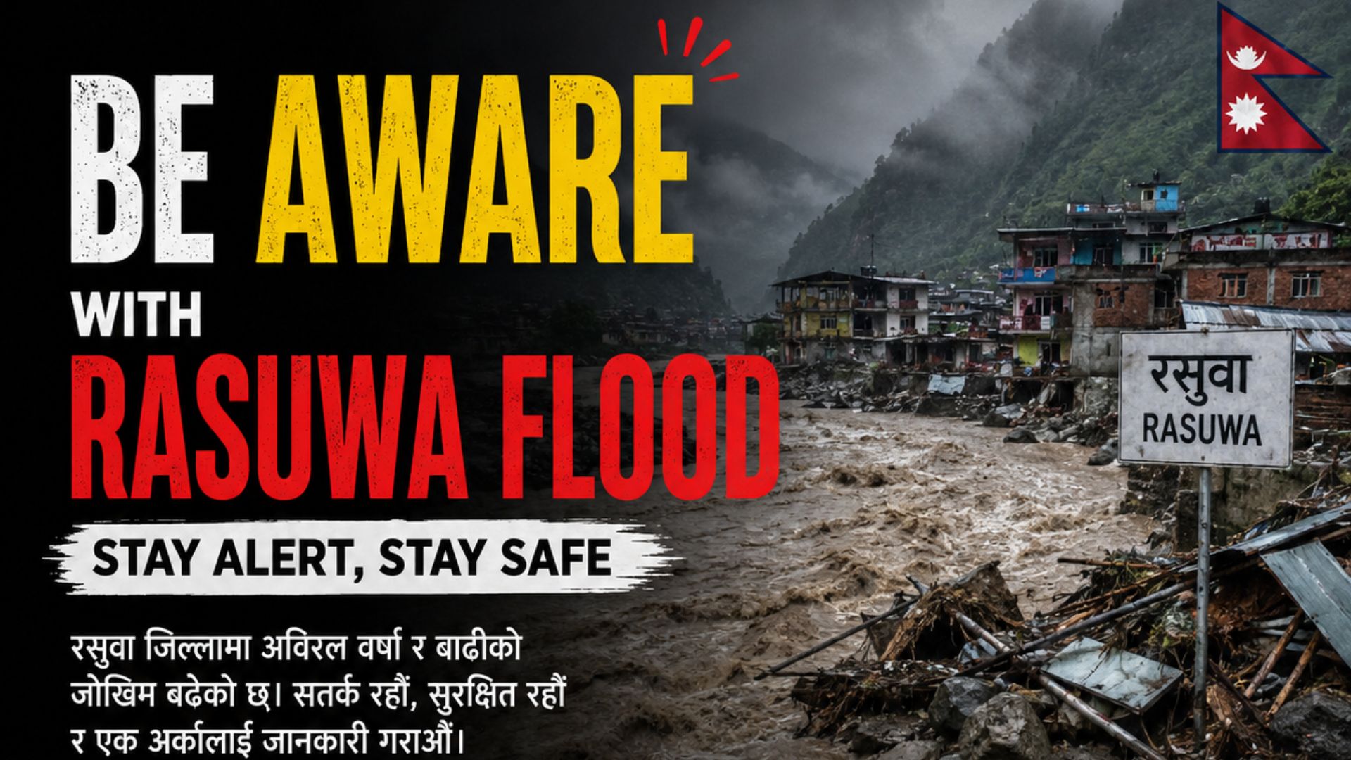 Be Aware Of The Rasuwa Flood In Nepal 